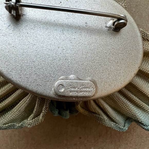 Flower Pin by Sarah Cavender Metalworks - Picture 3 of 3